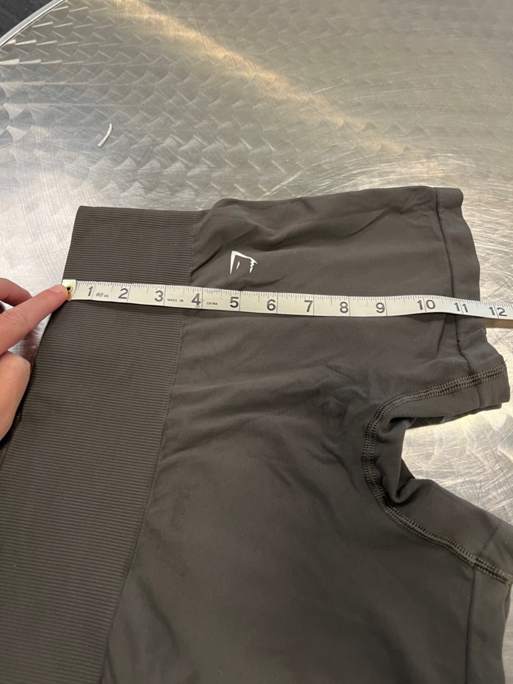 Gymshark Grey High-Waist Seamless Bike Shorts - Picture 5 of 5